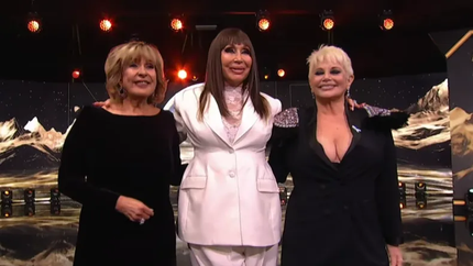 Moria Casán con Georgina Barbarossa y Carmen Barbieri.&nbsp;P