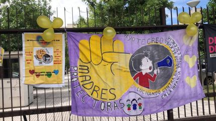 Madres Protectoras se solidarizó con una víctima.