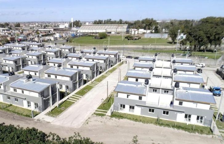 Construyeron 190 casas en el barrio La Herradura, de Fiorito.