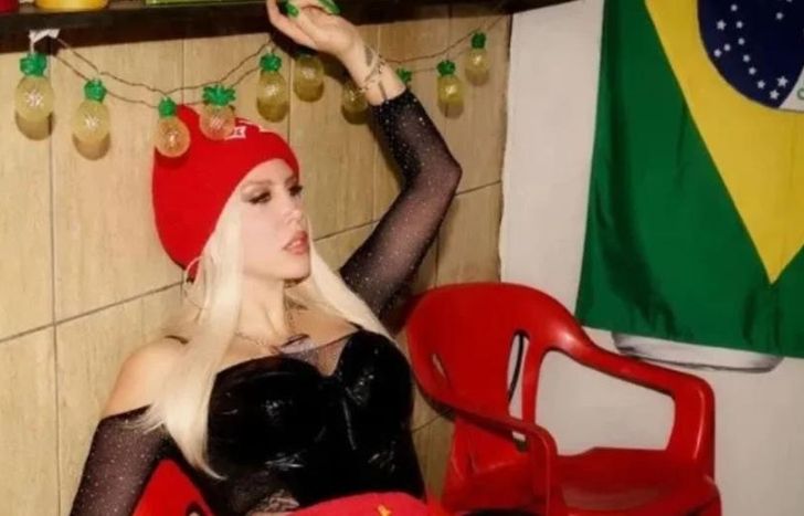 Wanda Nara, en Brasil.