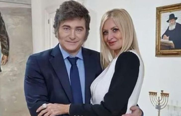 Javier Milei y Yuyito González, separados.