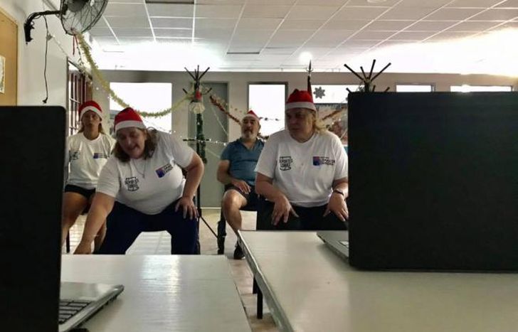 Mancuso se puso al frente de decenas de actividades virtuales.