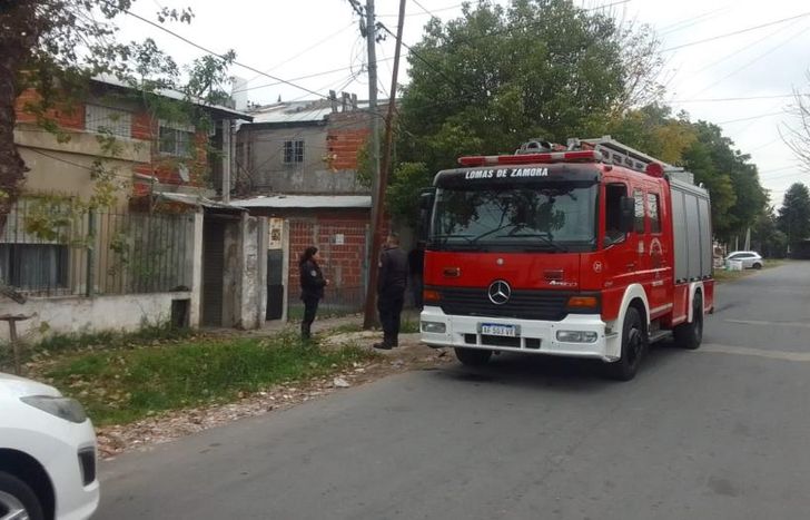 Intervino una dotación de los Bomberos de Lomas.