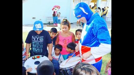 Capitán Ezeiza es reconocido en toda la región por la gran labor social que realiza.