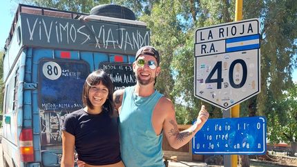 Florencia y Juan Manuel iniciaron la aventura en marzo de 2020.