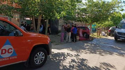 Defensa Civil trabajó en el lugar.