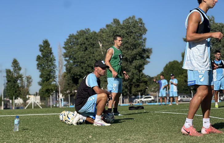 Nicolás Domingo, en su momento más crítico en Temperley.