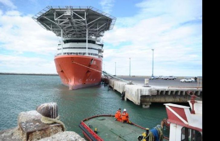 Zarpó desde Comodoro Rivadavia.