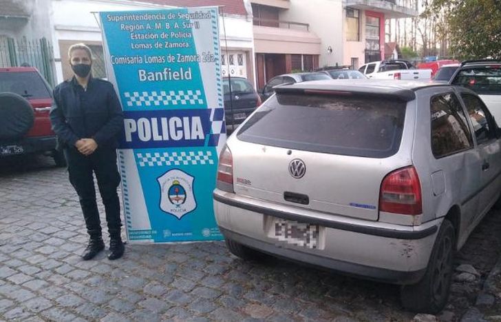El vehículo en el que se movilizaban.