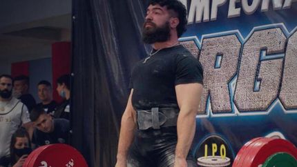 luciano escolano, un lomense en la elite del powerlifting