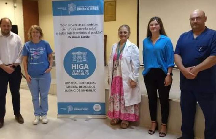 Todo el equipo presente para las cinco jornadas de concientización en el Gandulfo .