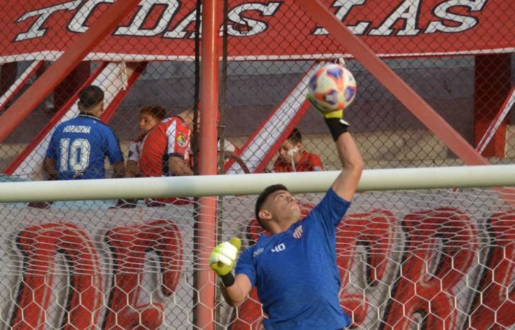 Damián Tello, el 1 de Talleres de Escalada.