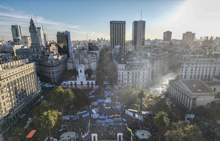 Es la cuarta Marcha Federal Universitaria en la era Javier Milei.