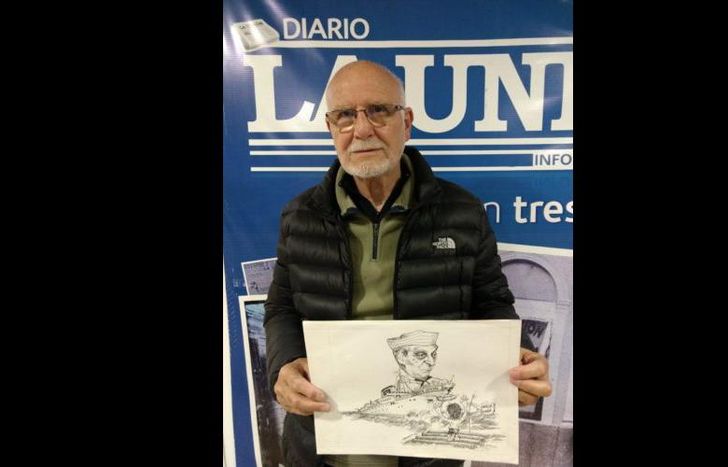 “EN LAS PAREDES DE MI OFICINA TENGO PEGADAS LAS CARICATURAS DE CASI TODOS MIS COMPAÑEROS DE TRABAJO, LO TOMAN CON GRACIA”, ADMITIÓ.