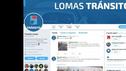 lomas informa a los conductores a traves de twitter