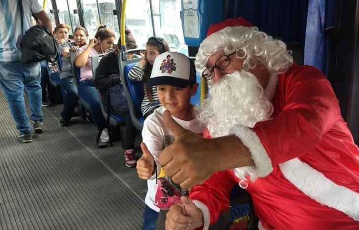 En otros años, en su tradicional recorrido.