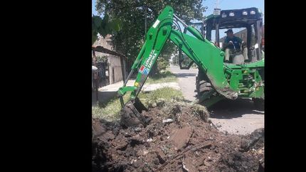 lomas: limpian y desobstruyen sumideros en todos los barrios