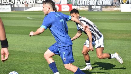 Fernando Brandán convirtió el gol del triunfo gasolero en Mendoza.