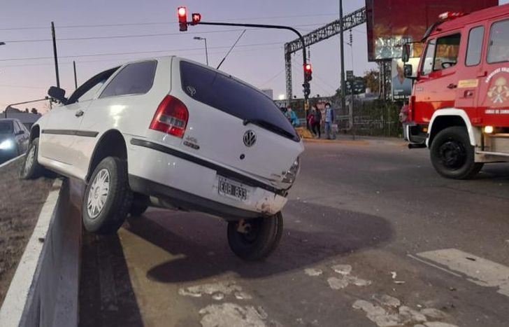 Fue a la altura de la estación de ferrocarril de Turdera.