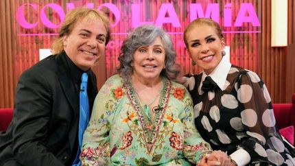 Cristian y Verónica Castro, invitados a un programa.