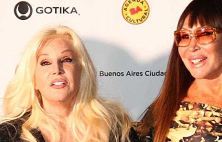 Susana Giménez y Moria Casán.