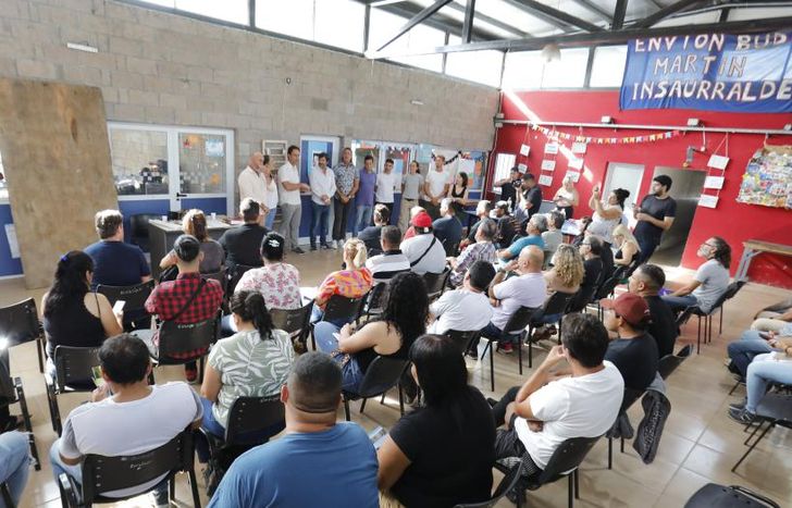 La intendenta Marina Lesci encabezó el encuentro.