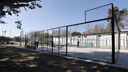 Son cuatro canchas que pronto estarán a disposición de los vecinos.