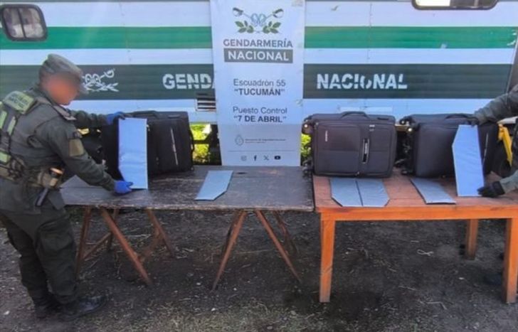 Gendarmería Nacional estuvo al frente del operativo.
