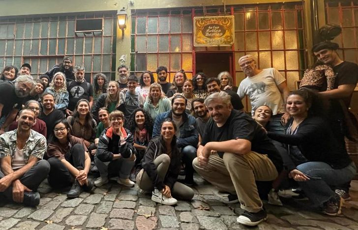 Los organizadores de la Fiesta Teatral.