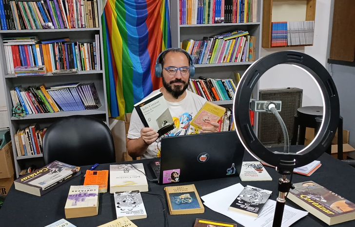 Pablo Ruocco, en uno de sus seminarios virtuales.&nbsp;