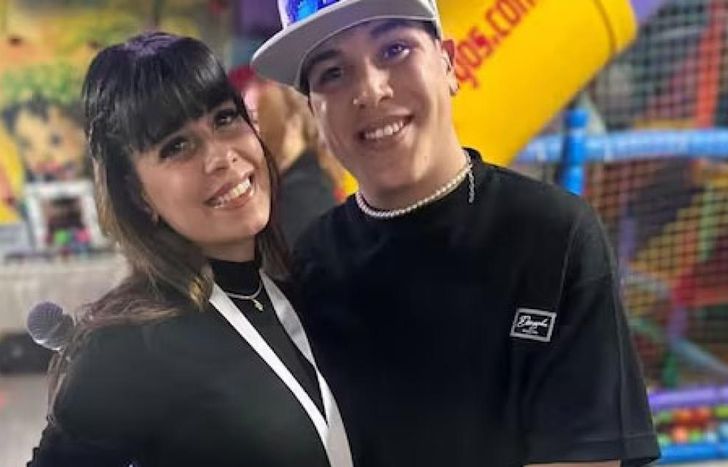 Thiago Medina con su hermana Brisa.