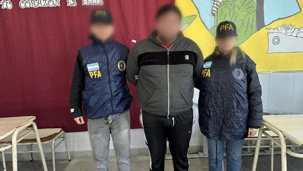El prófugo fue detenido por la Policía Federal.