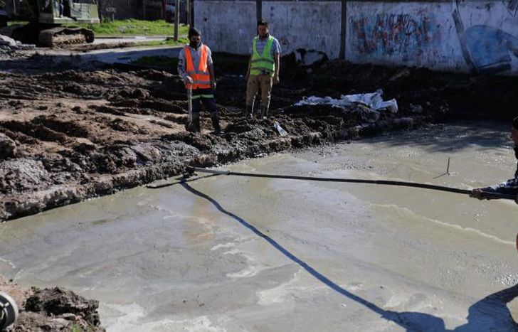 La obra es entre las delegaciones de Fiorito y Centenario.