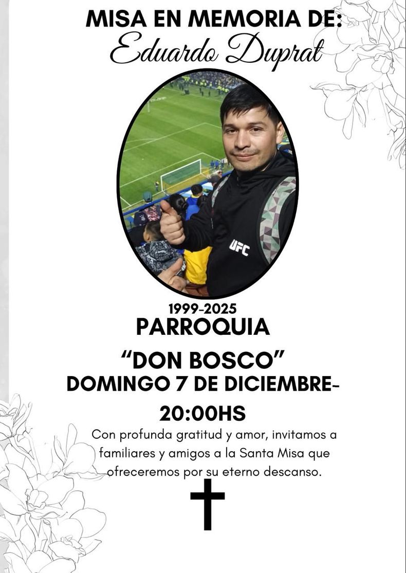 Se realizar&aacute; una misa en memoria del joven que viv&iacute;a en Lomas de Zamora.