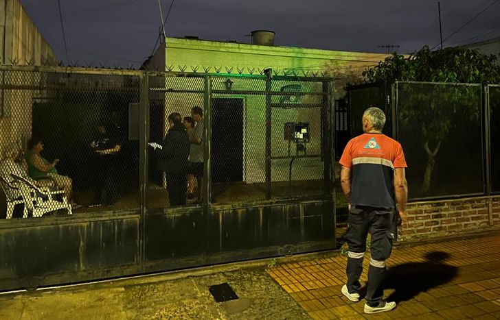 Hubo un amplio operativo en el lugar.