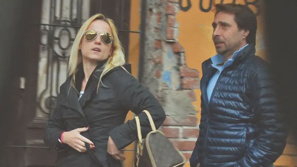Sabrina Carballo y Eduardo Feinmann, juntos.&nbsp;