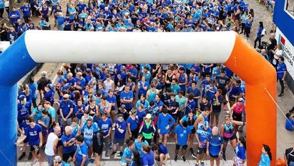 lomas: con una gran maraton, concientizaron sobre el autismo