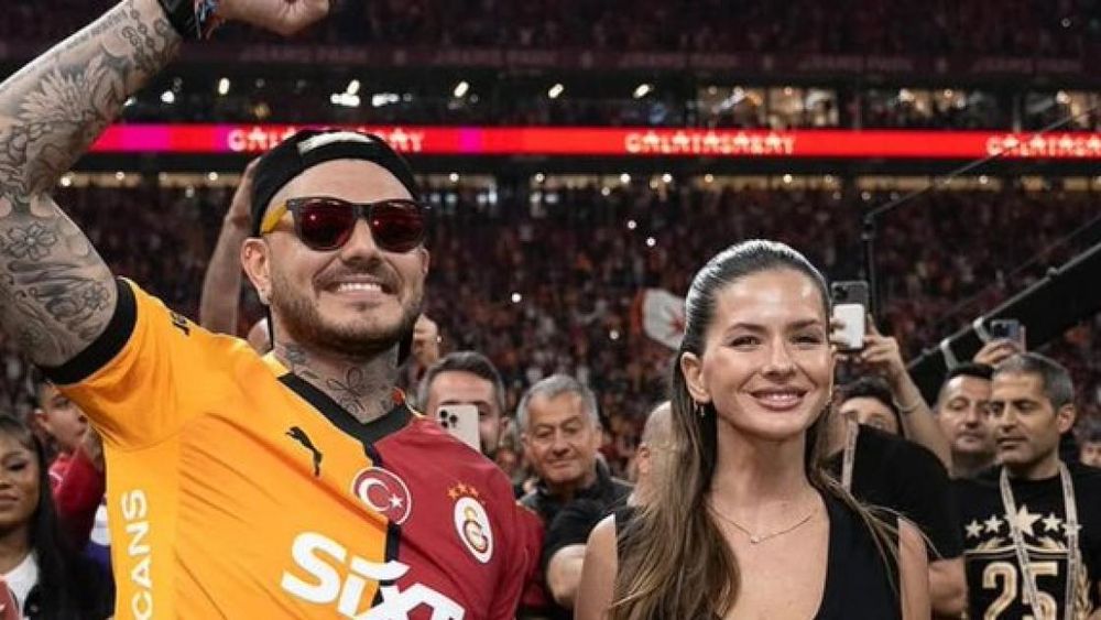 Mauro Icardi y la China Suárez, en medio de un escándalo.