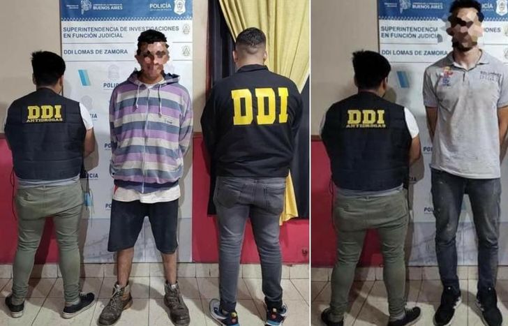 Los imputados fueron apresados durante un operativo.