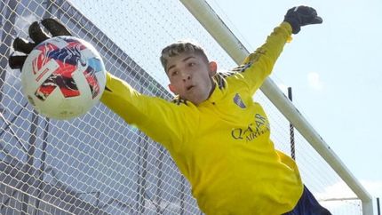 Leandro Brey fue una de las claves en la consagración de la Reserva de Boca. Leandro Brey fue una de las claves en la consagración de la Reserva de Boca.