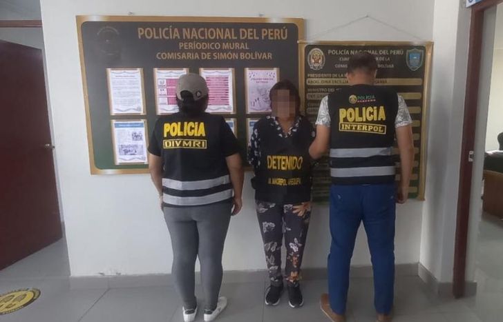 La pareja fue detenida en Perú.