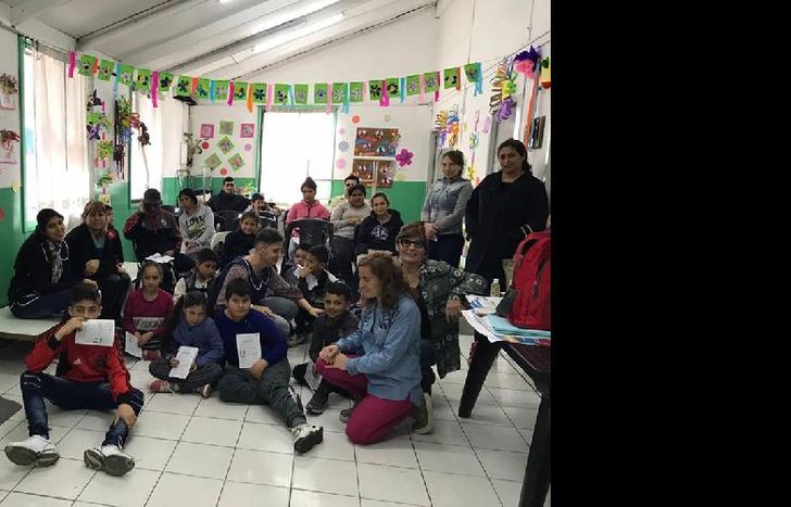 Los encuentros se realizan en los jardines municipales y centros de promoción integral de la infancia.