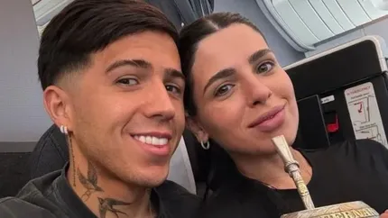 Enzo Fernández y Valentina Cervantes. Enzo Fernández y Valentina Cervantes.