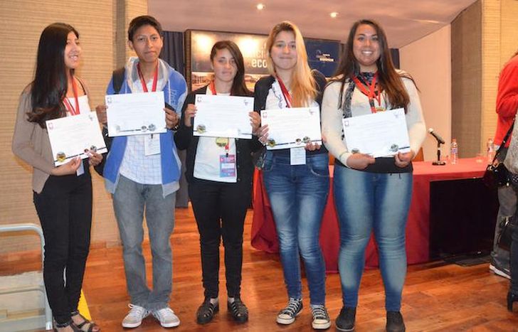 Durante el certamen del año pasado.