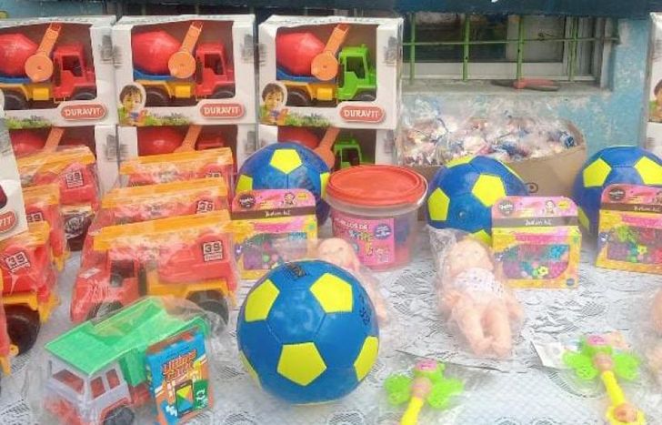 Hace cuatro años que el espacio solidario festeja el día de los más chicos en el Barrio La Cava.
