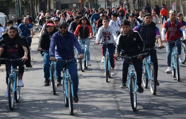 El programa Lomas en Bici llegó a todos los barrios.