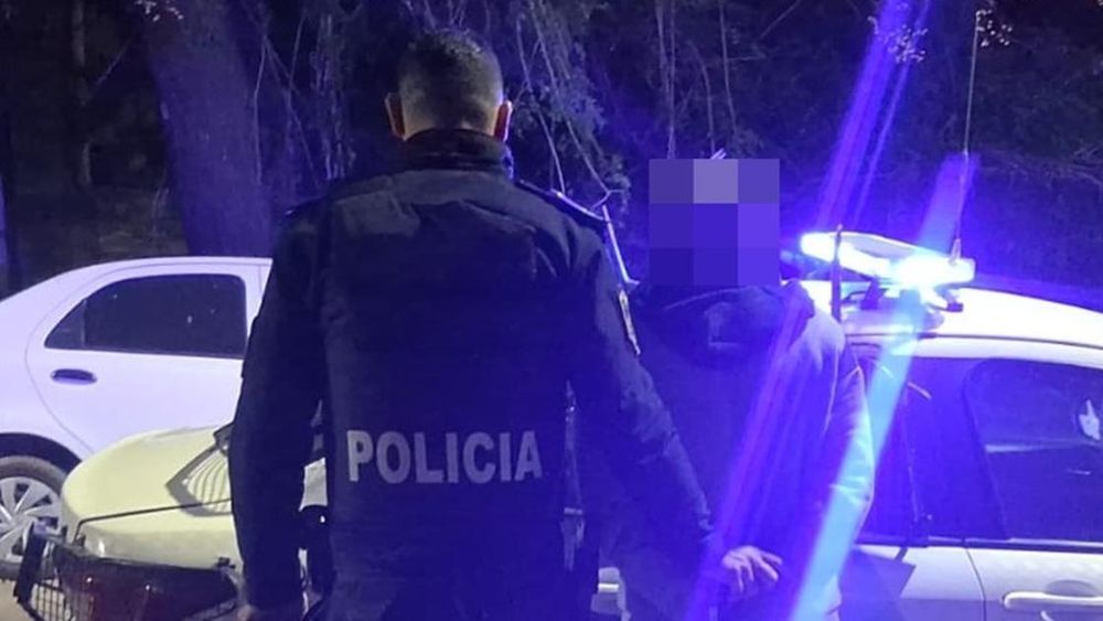 El momento de la detención.