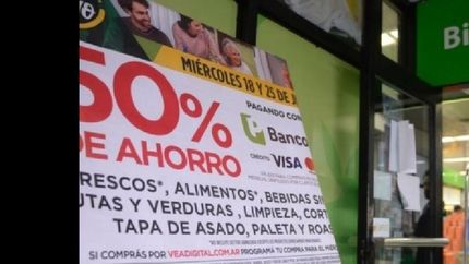 los descuentos del banco provincia en supermercados seran los miercoles 21 y 28