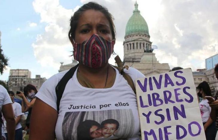 Lorena es familiar de las víctimas del doble crimen de Pque Barón