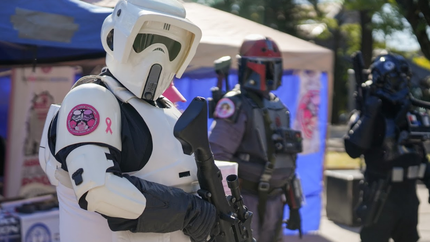 la mistica de star wars se apodero de la plaza del campeon en banfield